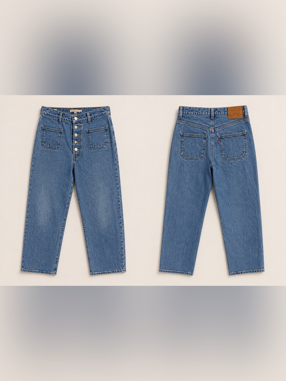 Levi's High-Rise Button-Fly Women's Jeans - Blue